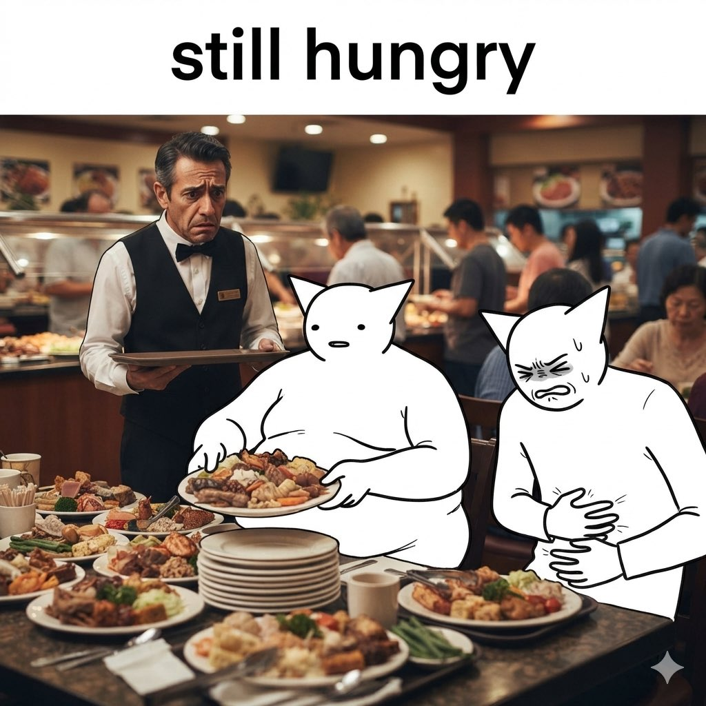 Meme still hungry
