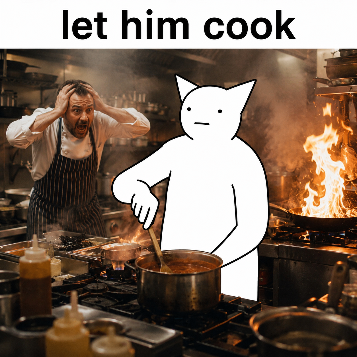 Meme let him cook